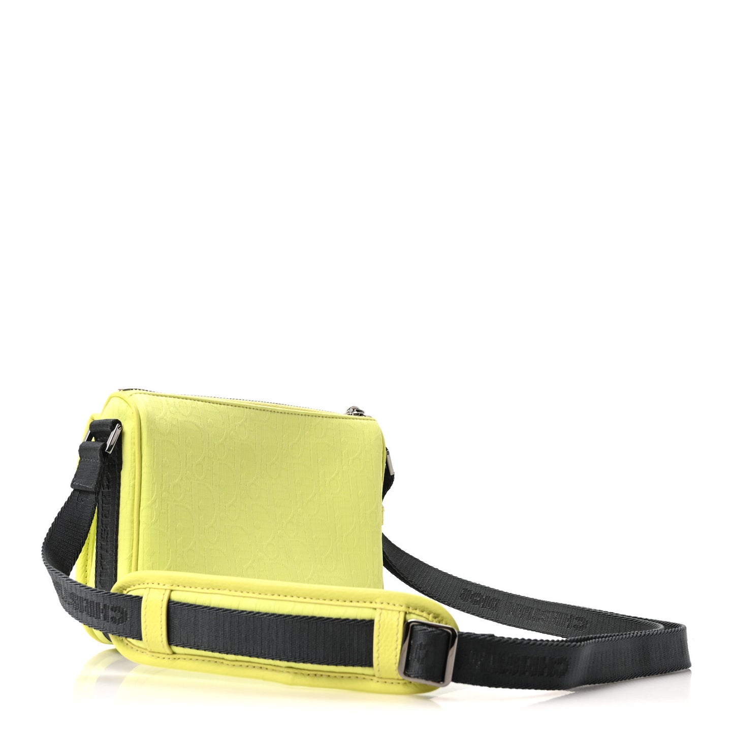 Oblique Jacquard Dior 8 Pouch With Strap Jaune