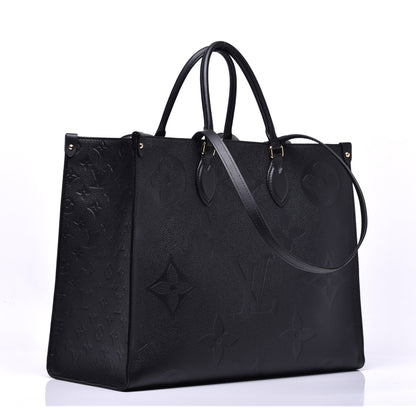 Louis Vuitton Empreinte Monogram Giant Onthego GM Black 4 of 10