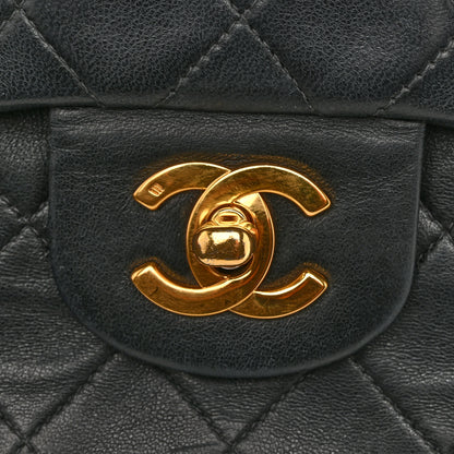 Chanel Lambskin Quilted Small Double Flap Black 11 of 16