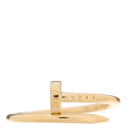Cartier 18K Yellow Gold Small Juste Un Clou Ring 55 7.25 1 of 4