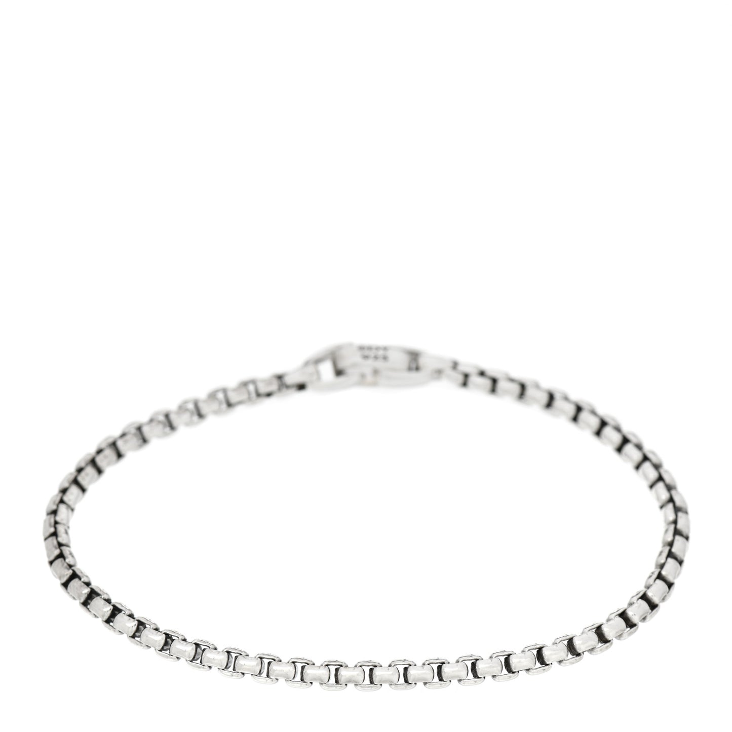 Sterling Silver 4mm Box Chain Bracelet