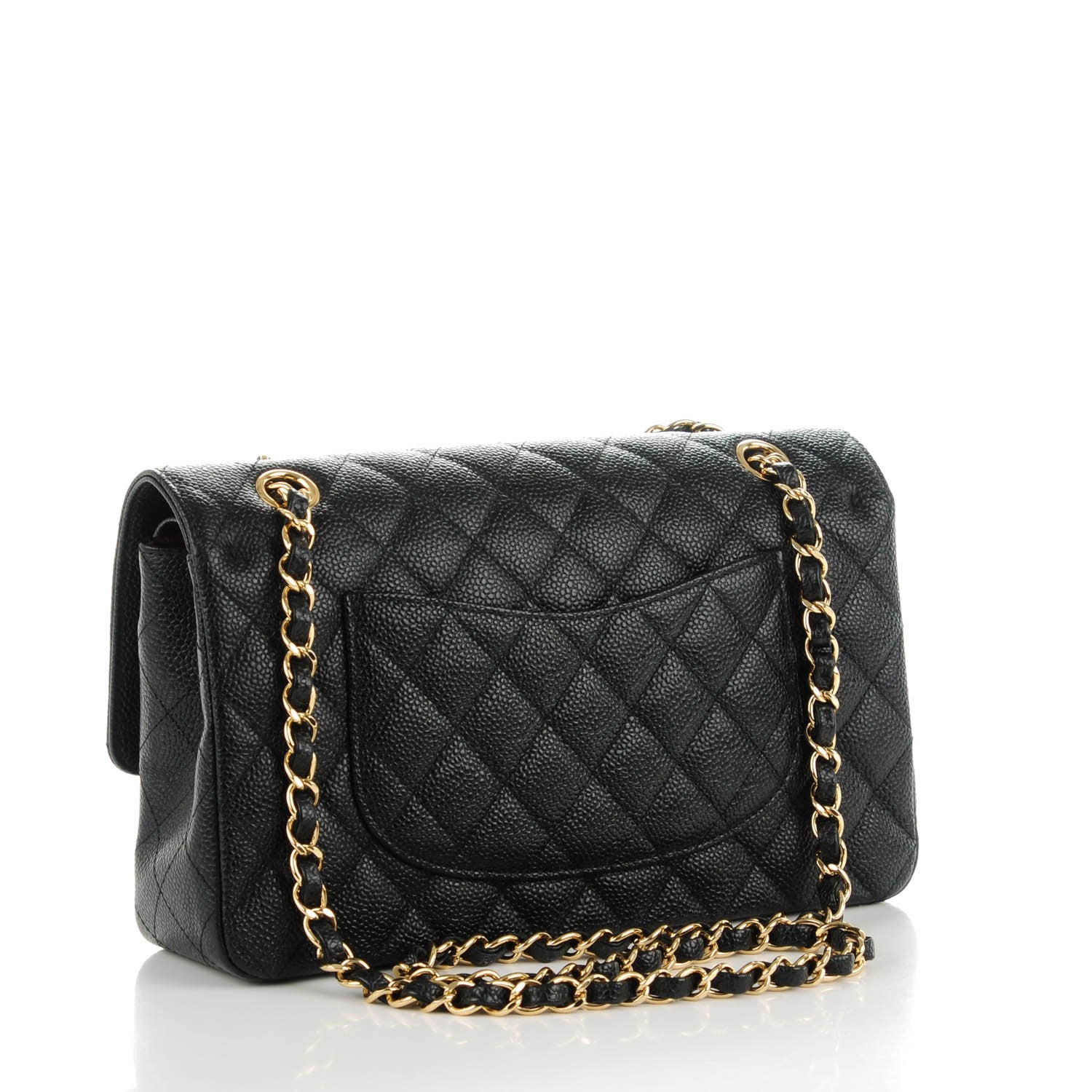 Chanel Caviar Quilted Medium Double Flap Black 3 of 7