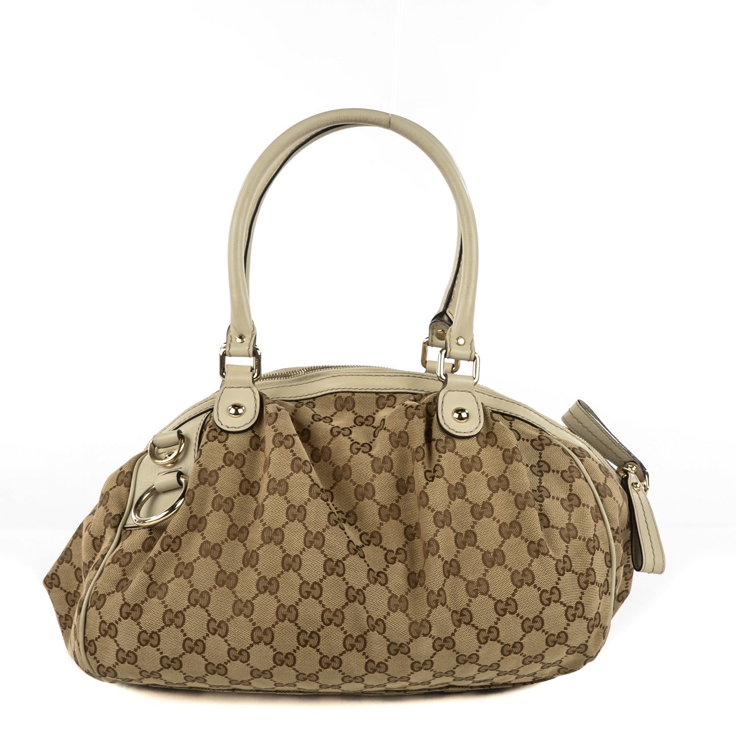 Gucci Monogram Medium Sukey Boston Off White 1 of 10