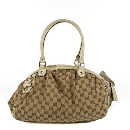 Gucci Monogram Medium Sukey Boston Off White 1 of 10
