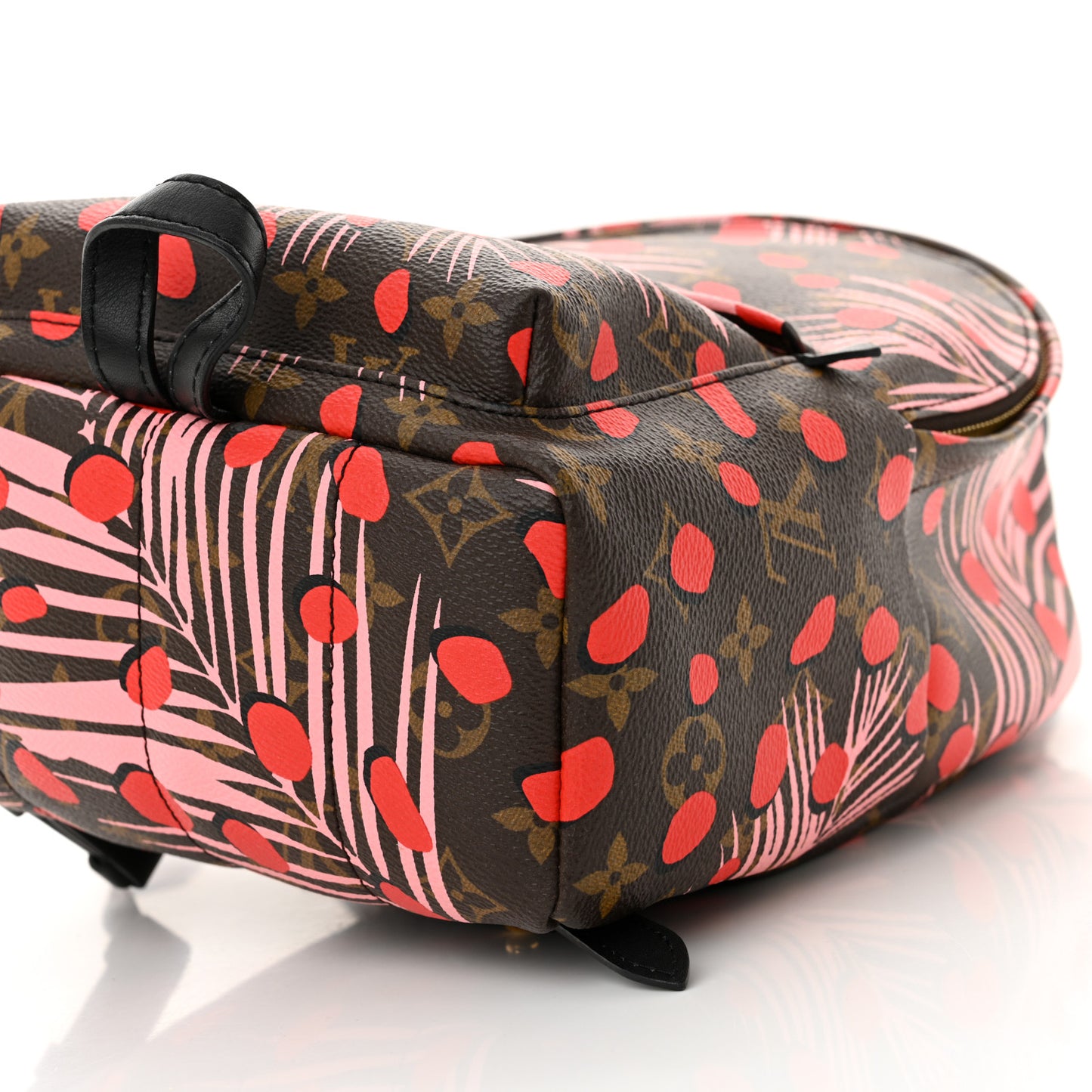 Monogram Jungle Dots Palm Springs Backpack PM Sugar Pink Poppy