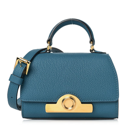 Moynat Taurillon Blush Rejane Nano Prussian Blue 1 of 7