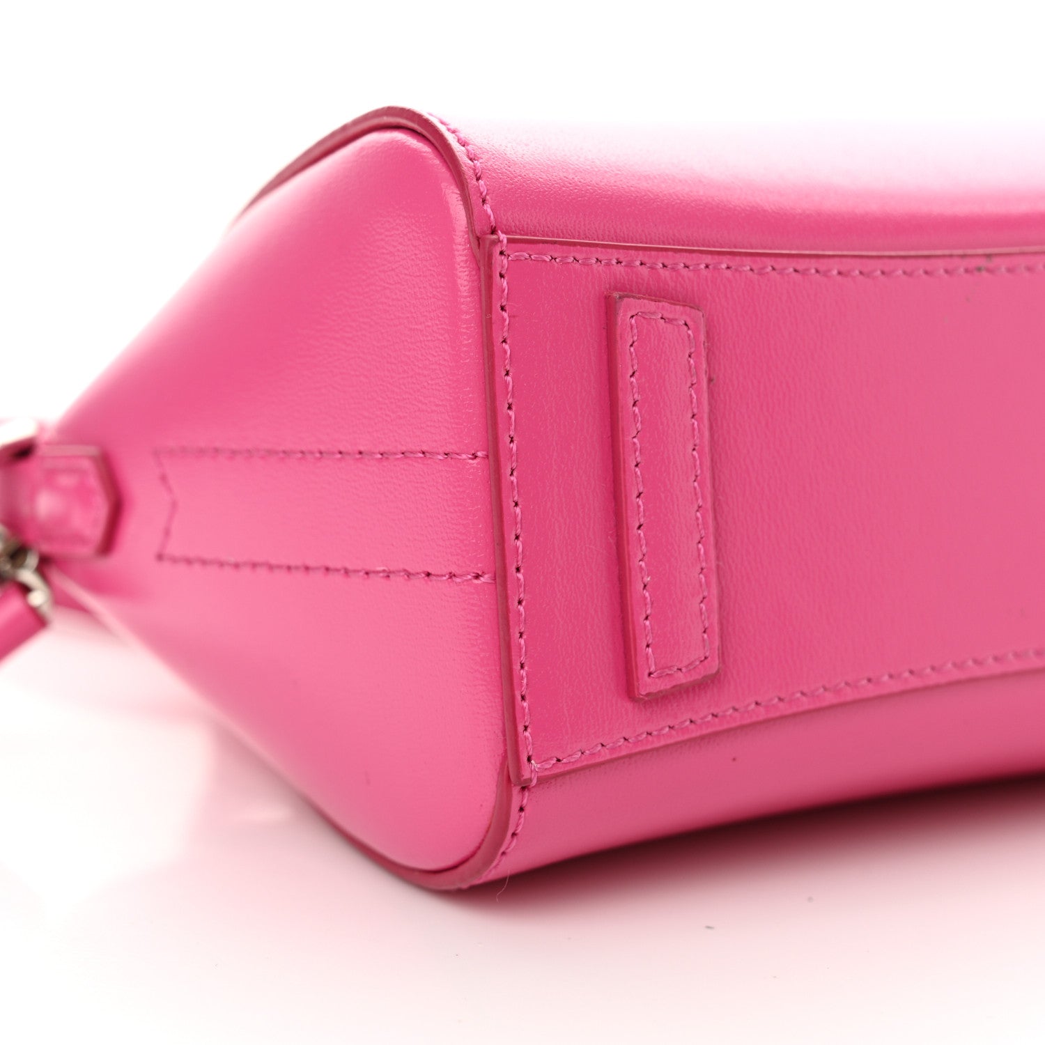 Givenchy Shiny Lord Calfskin Micro Antigona Neon Pink 9 of 10