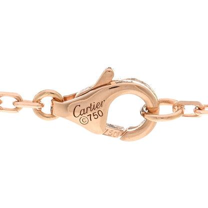 Cartier 18K Pink White Yellow Gold Diamond Trinity Pendant Necklace 4 of 4