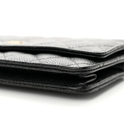 Chanel Caviar Quilted Wallet on Chain WOC Black 11 of 14