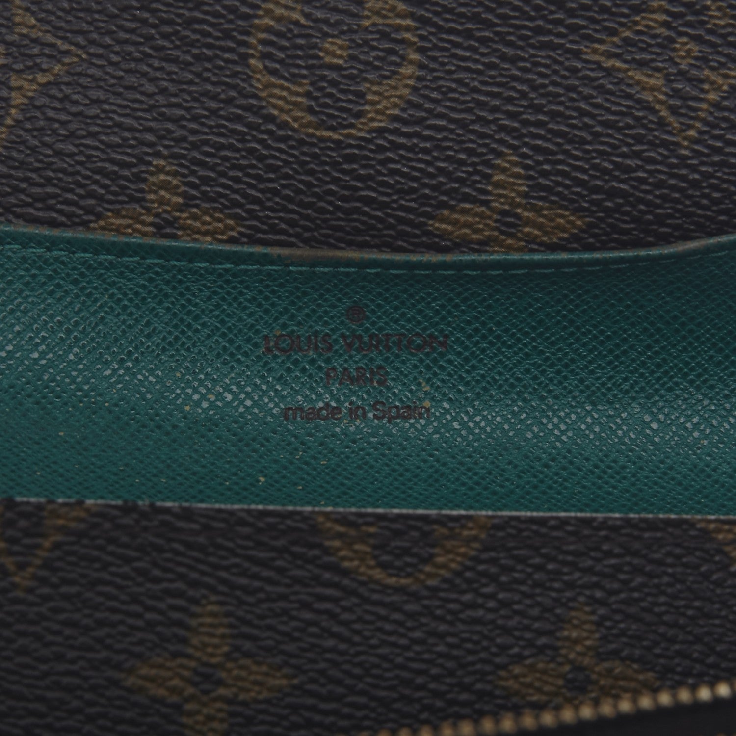 Louis Vuitton Monogram Emilie Wallet Vert 7 of 9