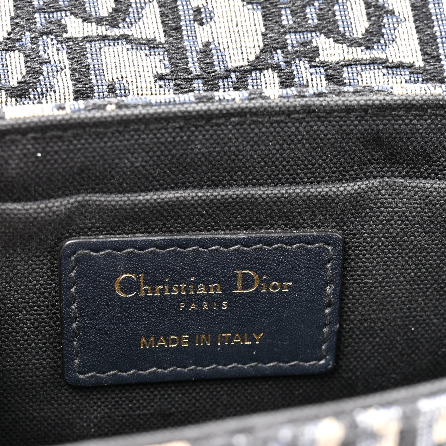 Christian Dior Oblique 30 Montaigne Box Bag Blue 1832816