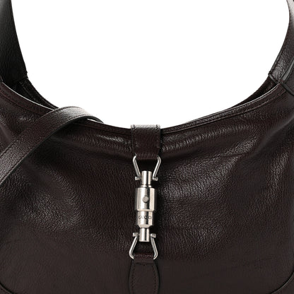 Gucci Goatskin Medium Jackie 1961 Hobo Dark Brown 7 of 9