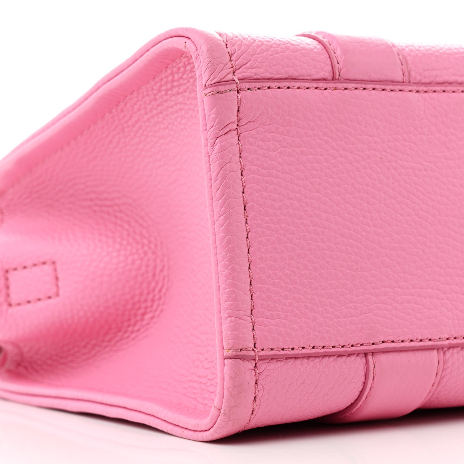 Marc Jacobs Grained Calfskin Small The Tote Bag Candy Pink 9 of 12