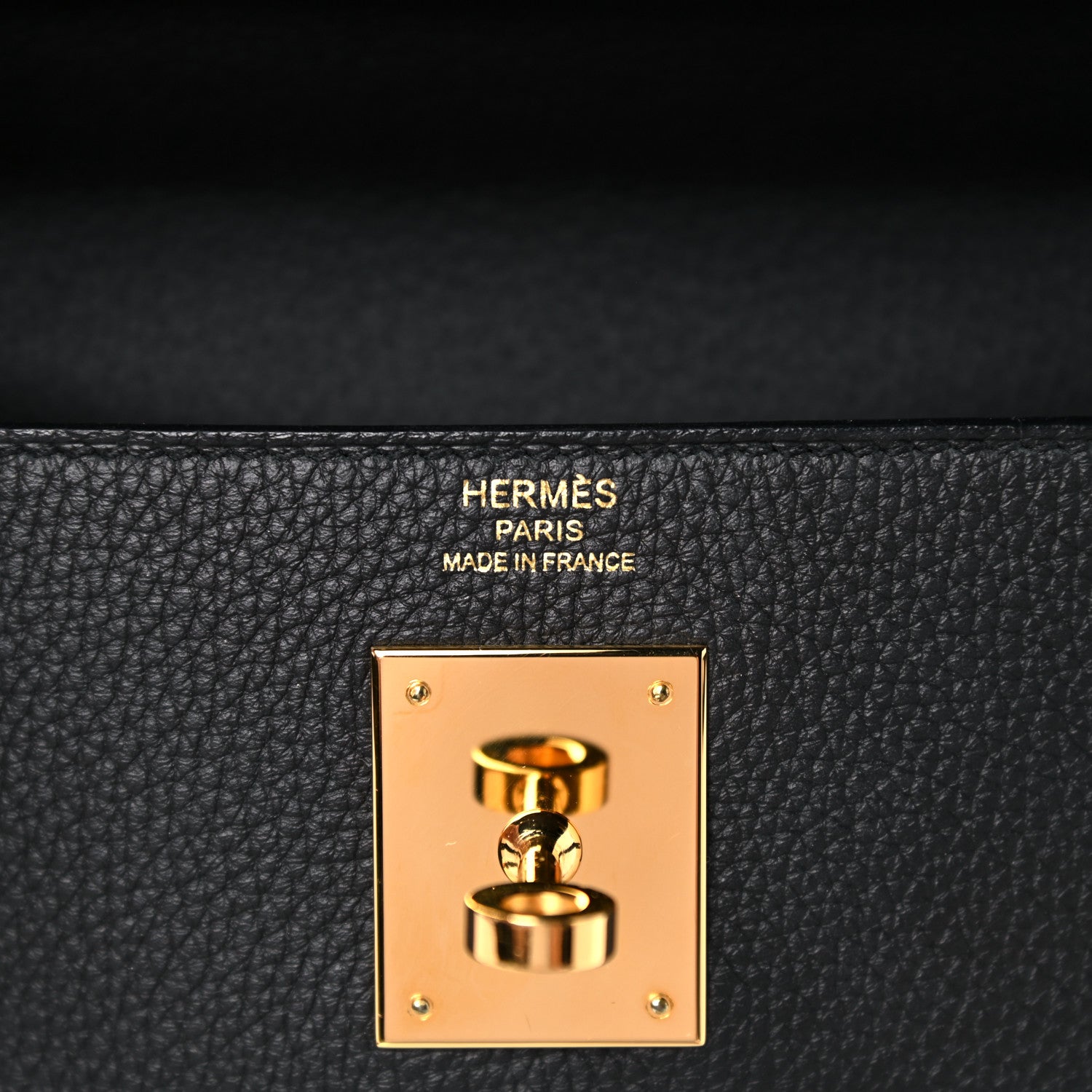 Hermes Togo Kelly Retourne 28 Black 6 of 10