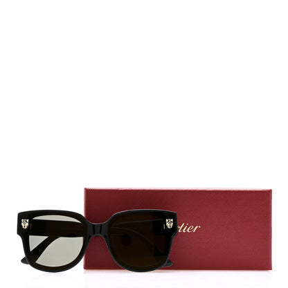 Cartier Acetate Panthere De Cartier Sunglasses CT0357S Black 7 of 7