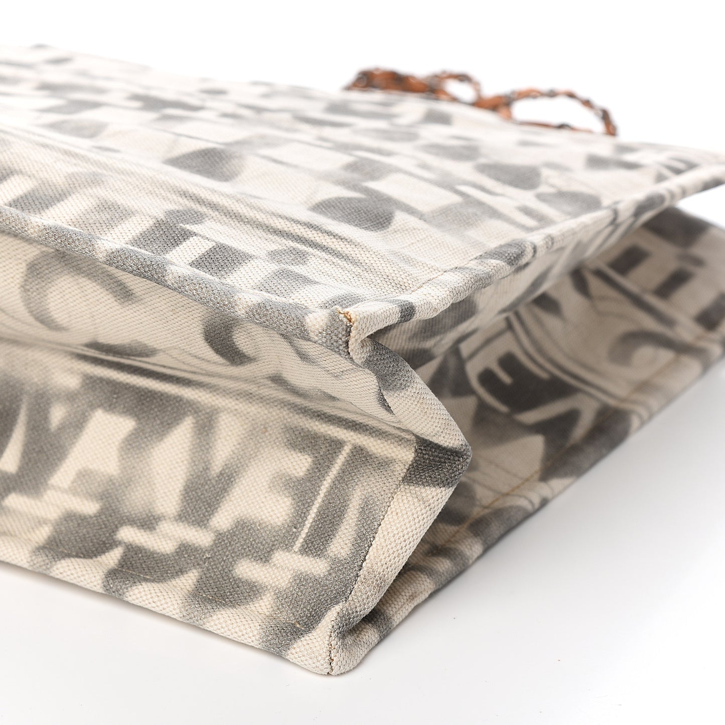 Canvas Small Iliad Shopping Tote Beige
