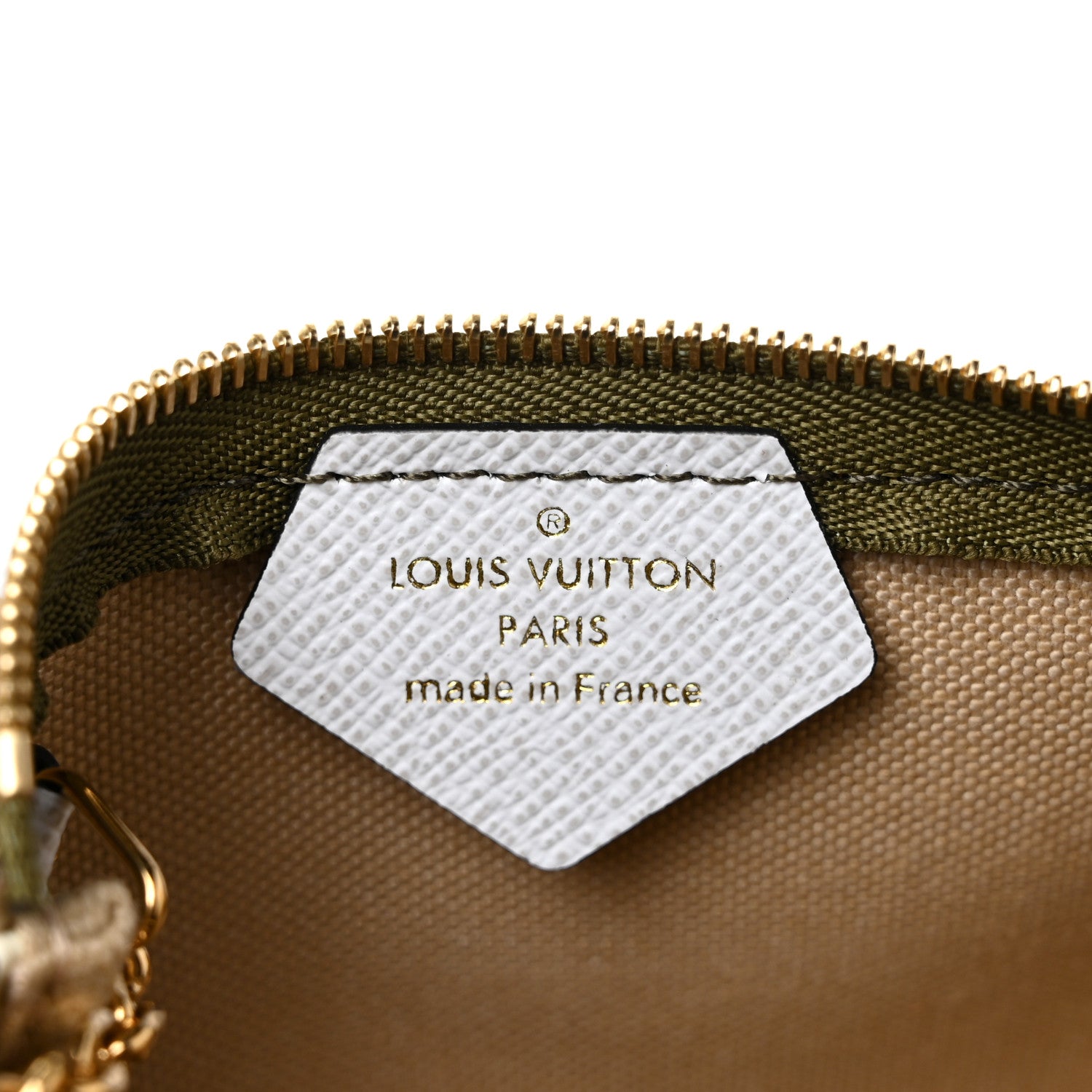 Louis Vuitton Monogram Giant Micro Pochette Accessories Kaki White 6 of 9