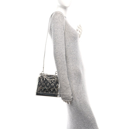 Louis Vuitton Monogram Miroir Alma BB Silver 2 of 11