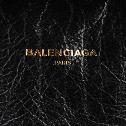 Balenciaga Agneau Small Bazar Shopper Tote Black Rouge Groseille 6 of 8