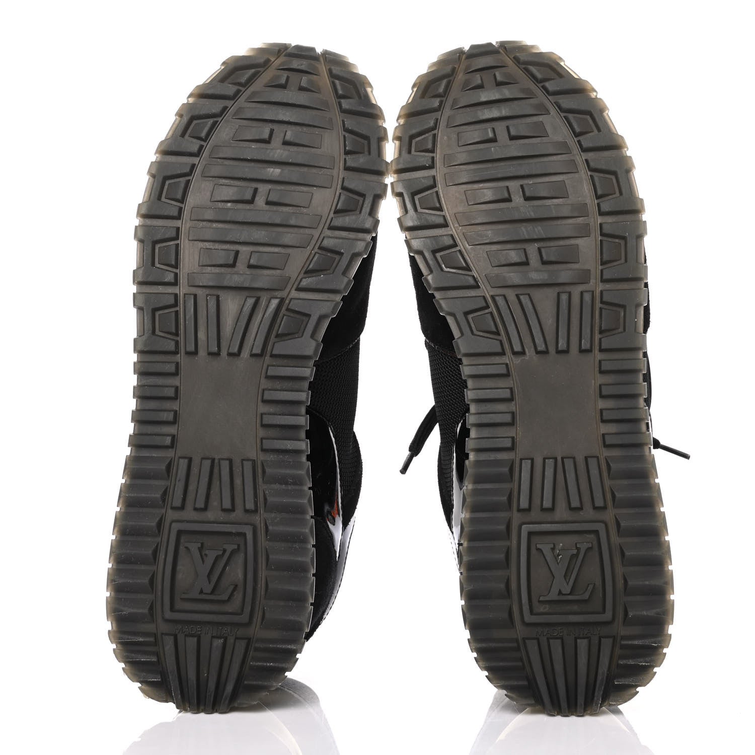 Louis Vuitton Suede Monogram Run Away Sneakers 38.5 Black 4 of 4