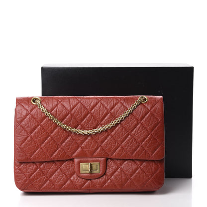 Chanel Aged Calfskin Quilted 2.55 Reissue 227 Flap Red 11 of 11