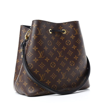 Louis Vuitton Monogram Neonoe MM Black 3 of 12