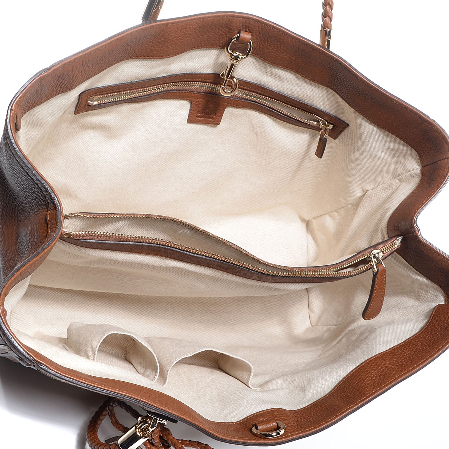 Gucci Cellarius Calfskin Medium Bella Tote Cuir 5 of 7