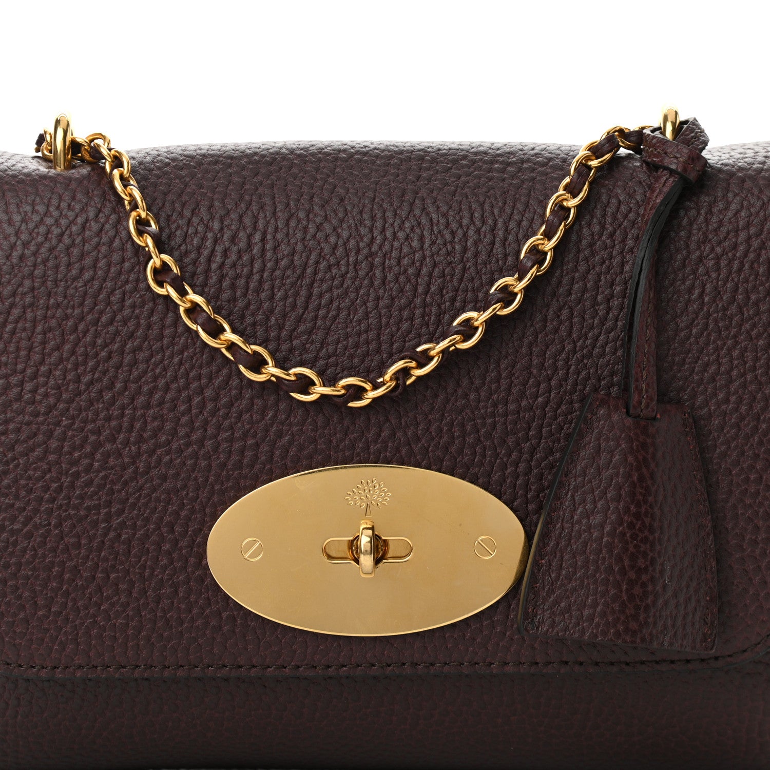Mulberry Small Classic Grain Calfskin Small Lily Flap Oxblood 6 of 8