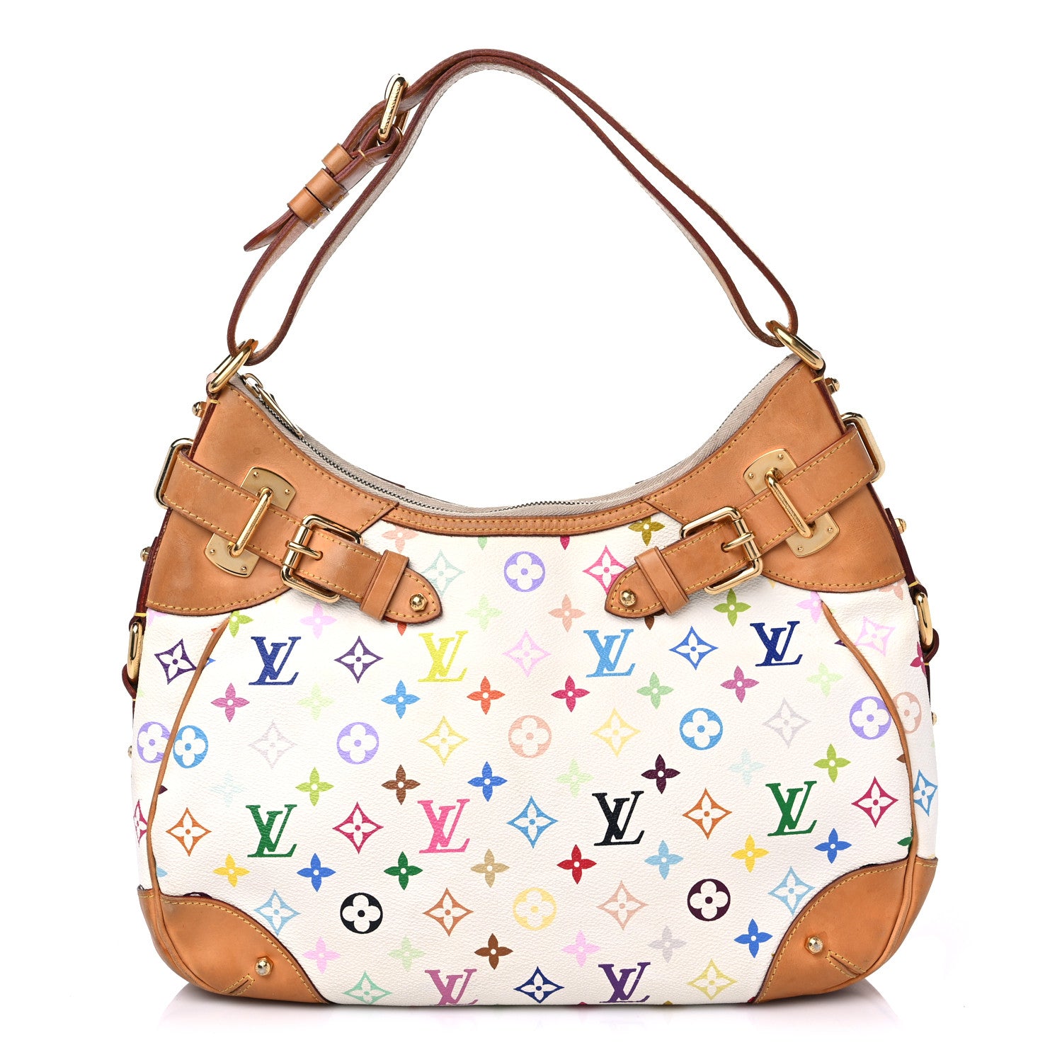 Louis Vuitton Monogram Multicolor Greta White 1 of 16