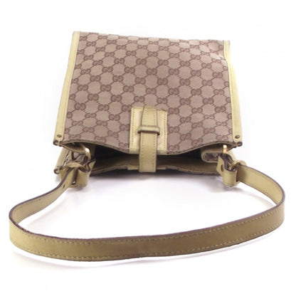 Gucci Leather Lined Monogram Tote Custard 6 of 12