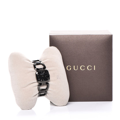 Gucci PVD Stainless Steel 24mm G-Gucci Square Quartz Watch Black 7 of 7
