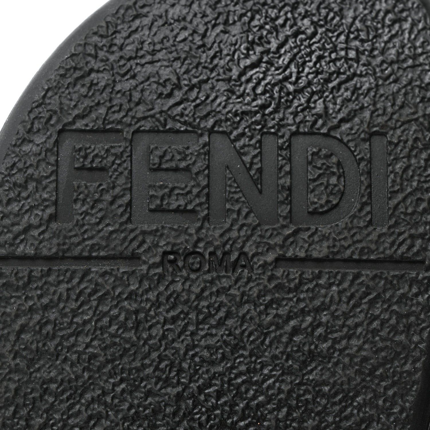 Fendi Vitello Womens Fendigraphy Slide Sandals 38.5 Black 9 of 9