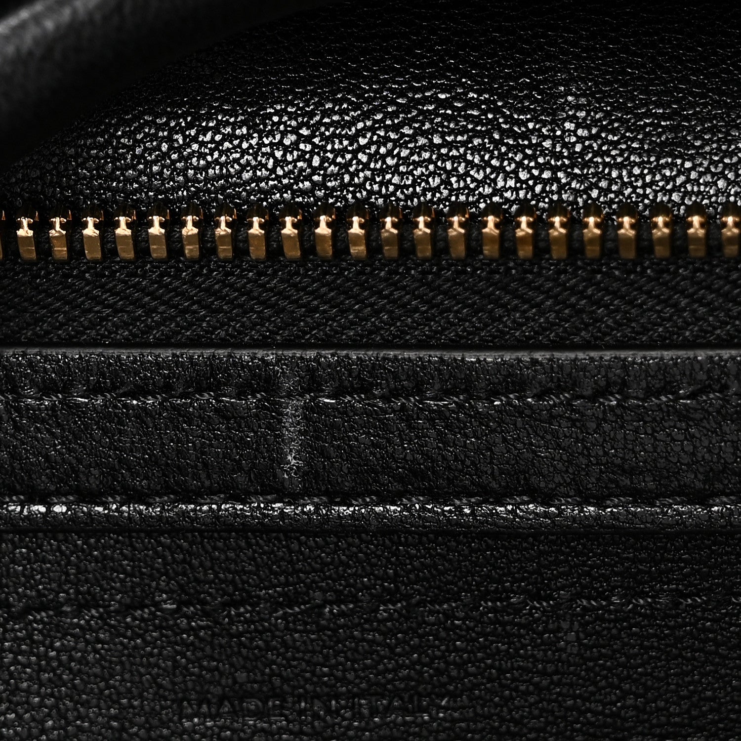 Celine Supple Shiny Lambskin Medium Smiling New Luggage Black