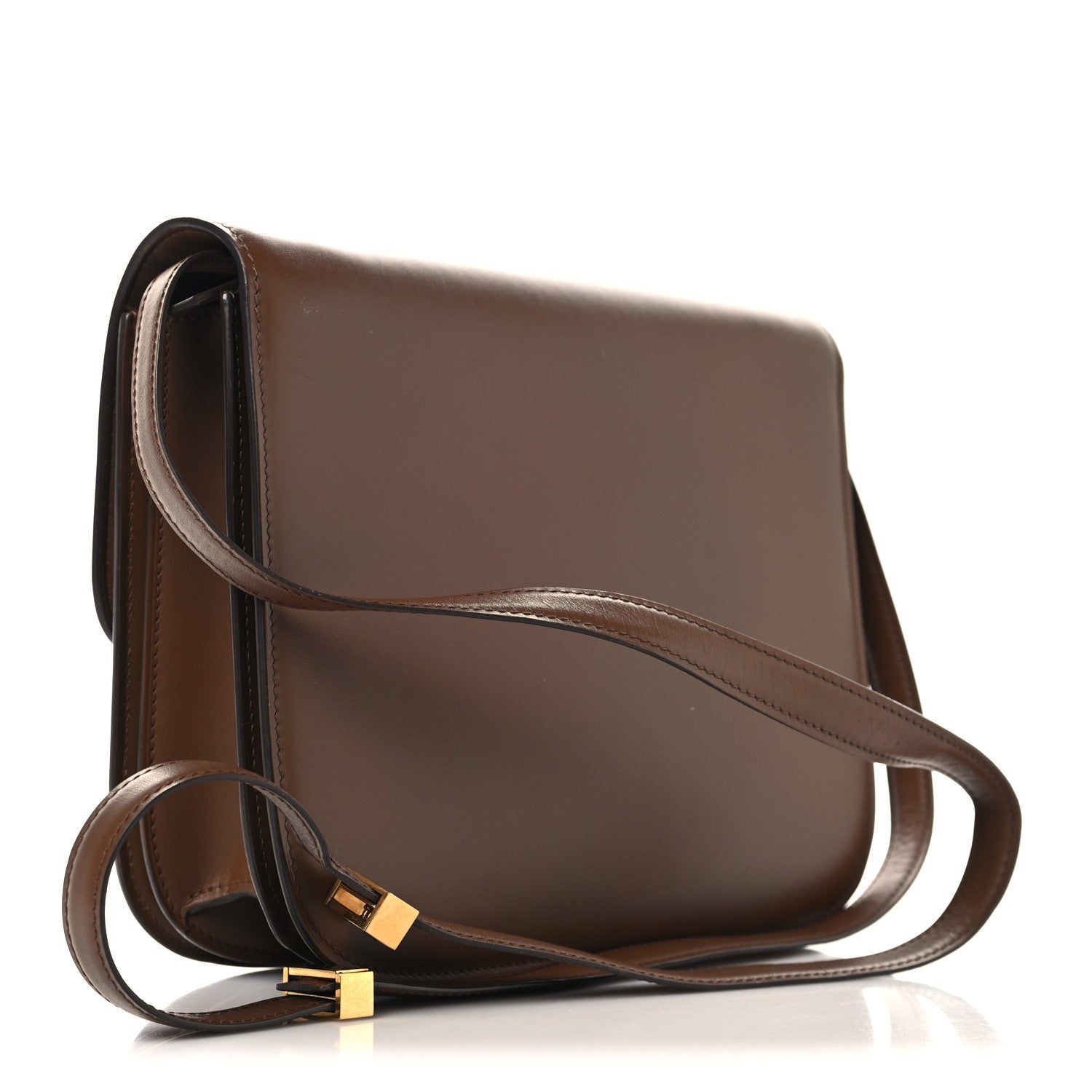 Celine Box Calfskin Medium Classic Box Flap Bag Camel 2 of 9