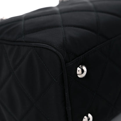 Prada Nylon Tessuto Impuntu Quilted Shoulder Bag Black 7 of 15