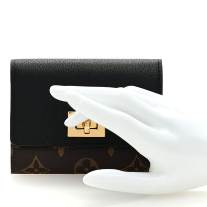 Louis Vuitton Monogram Victorine On My Side Wallet Black 2 of 6