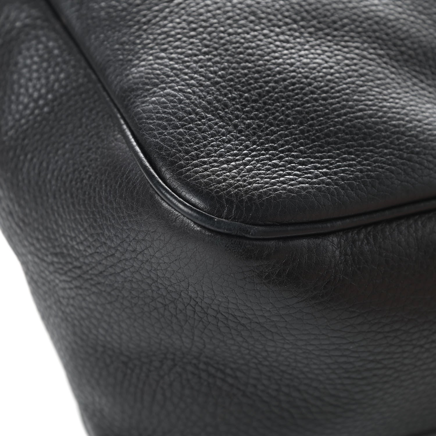 Gucci Pebbled Calfskin Medium Soho Bowler Black 12 of 20