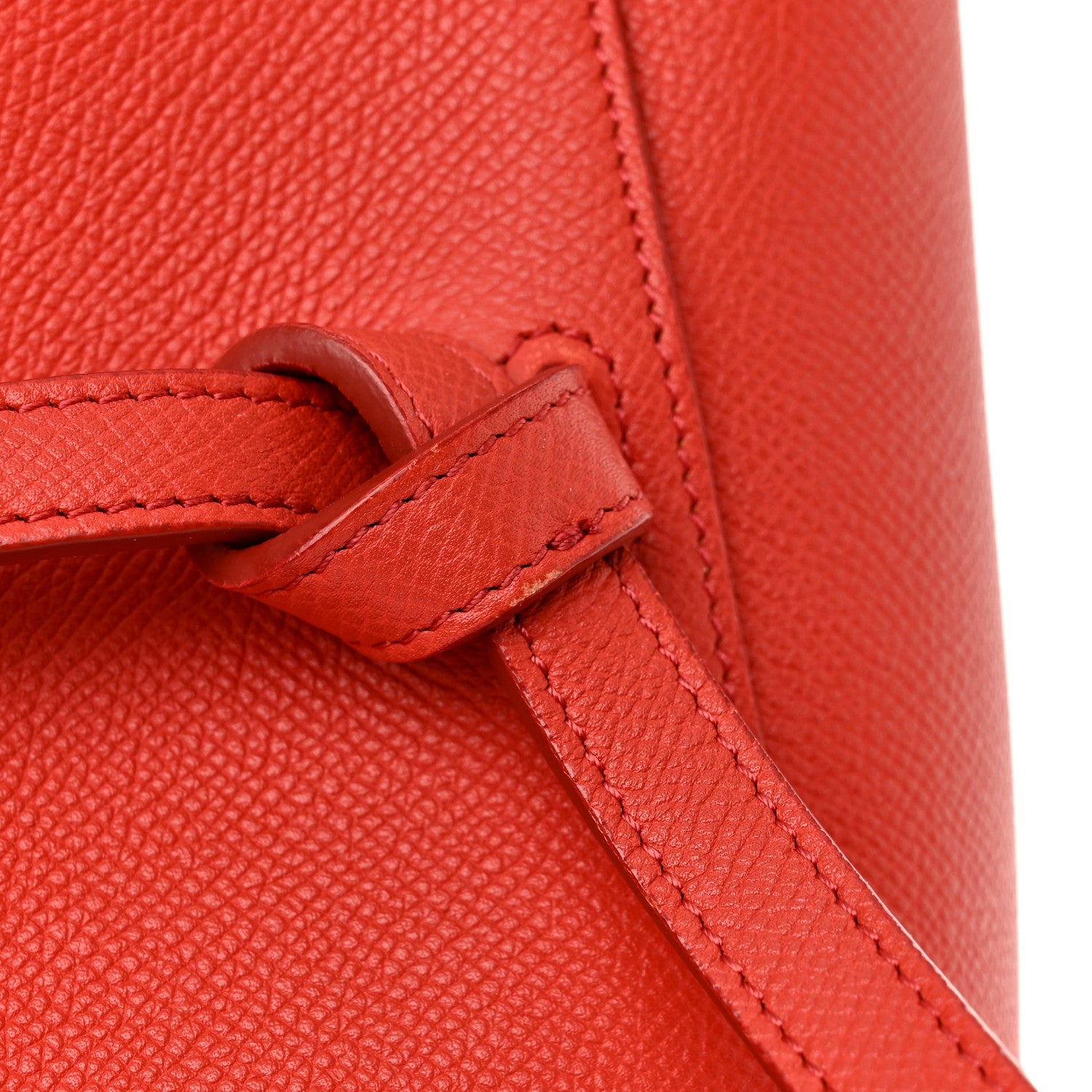 Celine Grained Calfskin Micro Belt Bag Coral 11 of 16