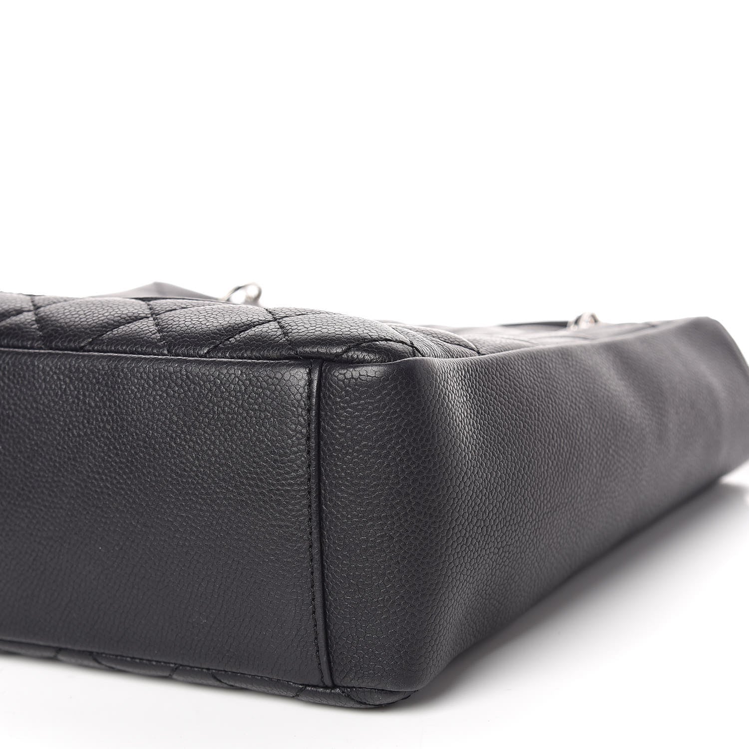 Chanel Caviar Quilted Petit Shopping Tote PST Black 6 of 11