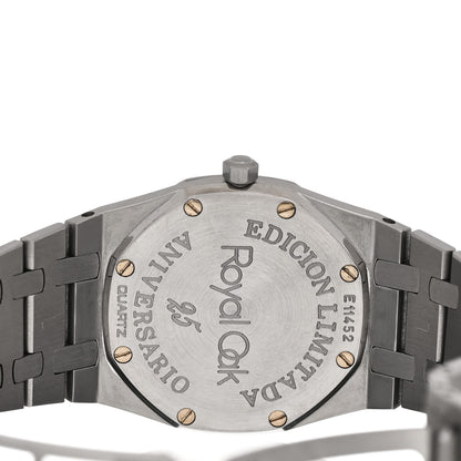 Audemars Piguet Stainless Steel 33mm Royal Oak Quartz Watch Black 56175ST 4 of 5
