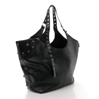 Balenciaga Agneau Arena Large Le Cagole Carry All Bag Black 4 of 13