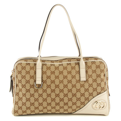 Gucci Monogram Medium New Britt Boston Off White 1 of 7