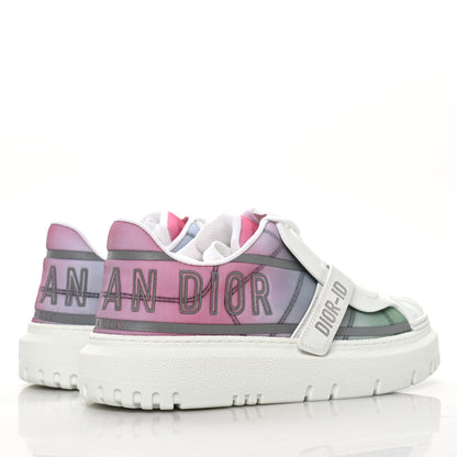 Christian Dior Nylon Shaded Dior-ID Platform Sneakers 37 Multicolor Framboise 4 of 6