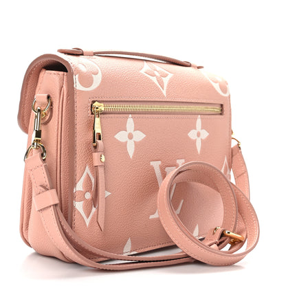Louis Vuitton Empreinte Monogram Giant Pochette Metis Rose Trianon Cream 3 of 8