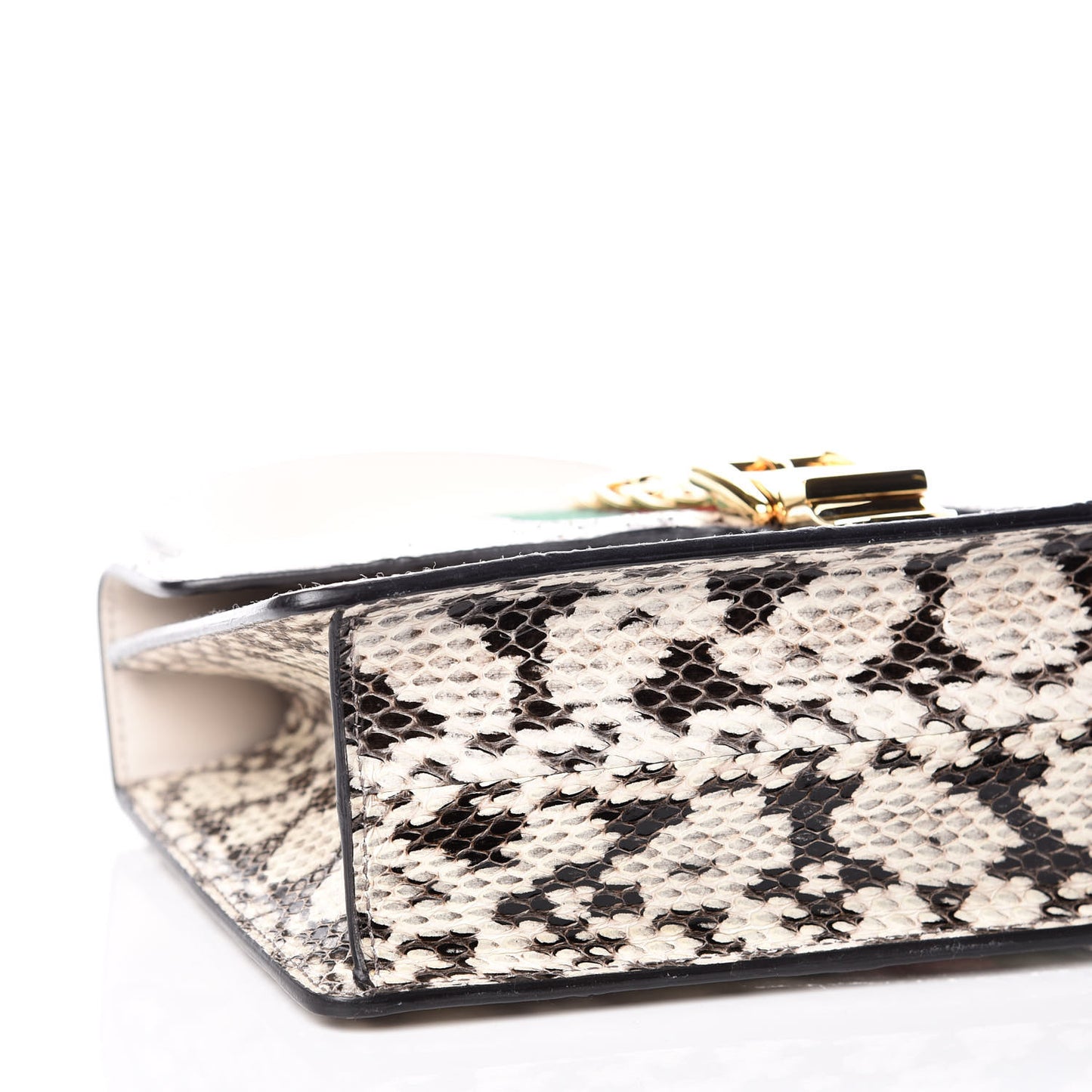 Snakeskin Small Sylvie Shoulder Bag Roccia