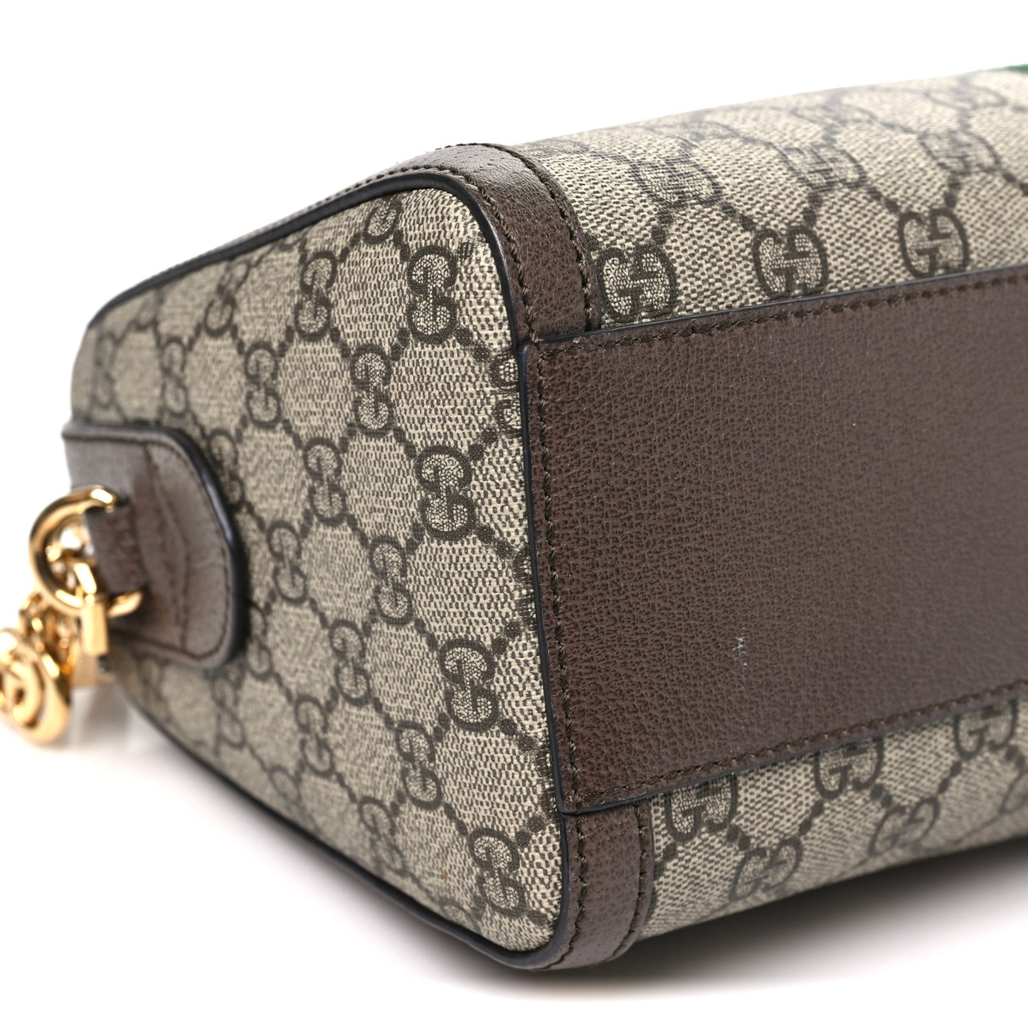 GG Supreme Monogram Web Medium Ophidia Boston Brown
