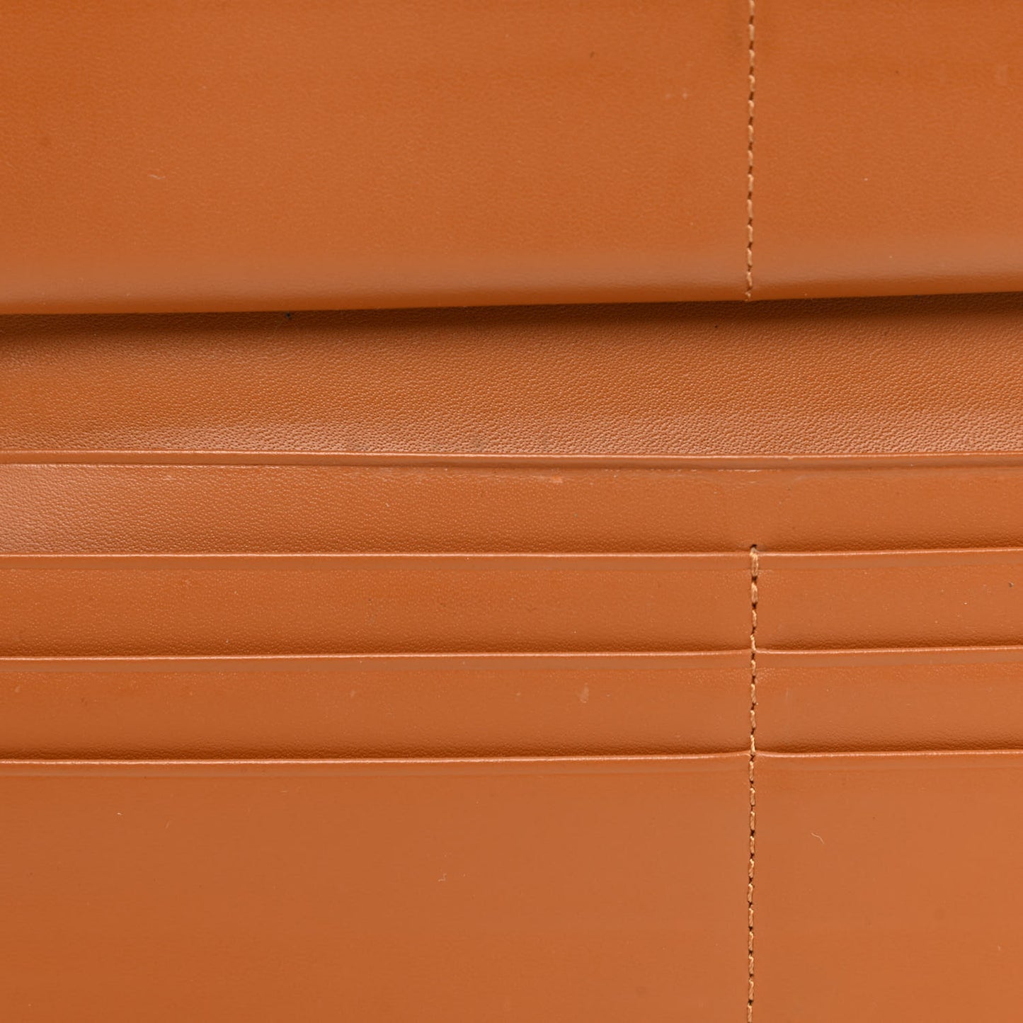 Visetos Grained Calfskin Corina Two Fold Wallet Tan