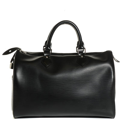Louis Vuitton Epi Speedy 30 Black 1 of 7