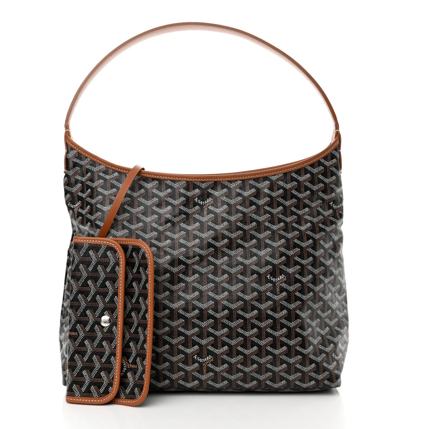 Goyard Goyardine Boheme Hobo Black Gold 3 of 11
