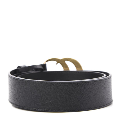 Gucci Textured Calfskin Double G 40mm Belt 85 34 Black 2 of 5